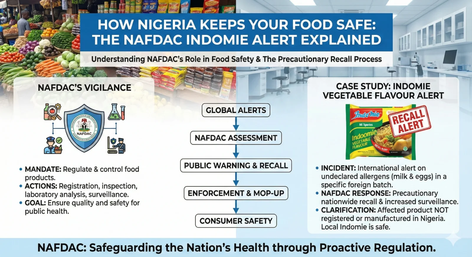 How Nigeria Keeps Your Food Safe: The NAFDAC Indomie Alert Explained