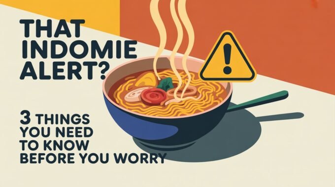 That Indomie Alert? 3 Things You Need to Know Before You Worry