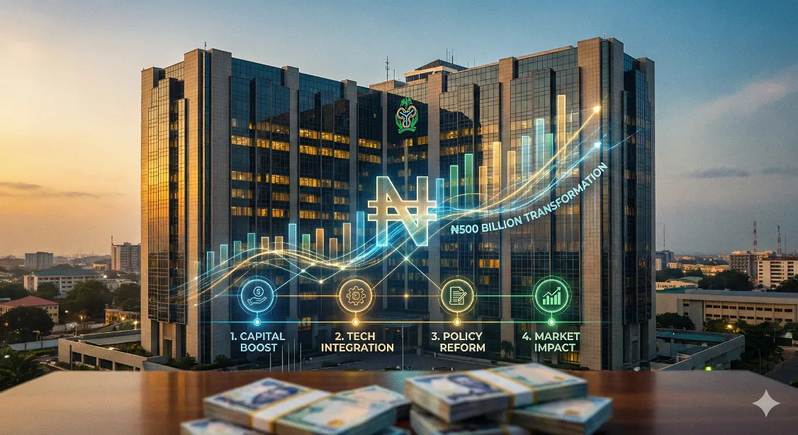 Nigerian Banking’s ₦500 Billion Transformation: 4 Key Takeaways from the CBN’s Latest Update