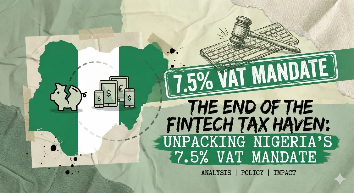 The End of the Fintech Tax Haven: Unpacking Nigeria’s 7.5% VAT Mandate