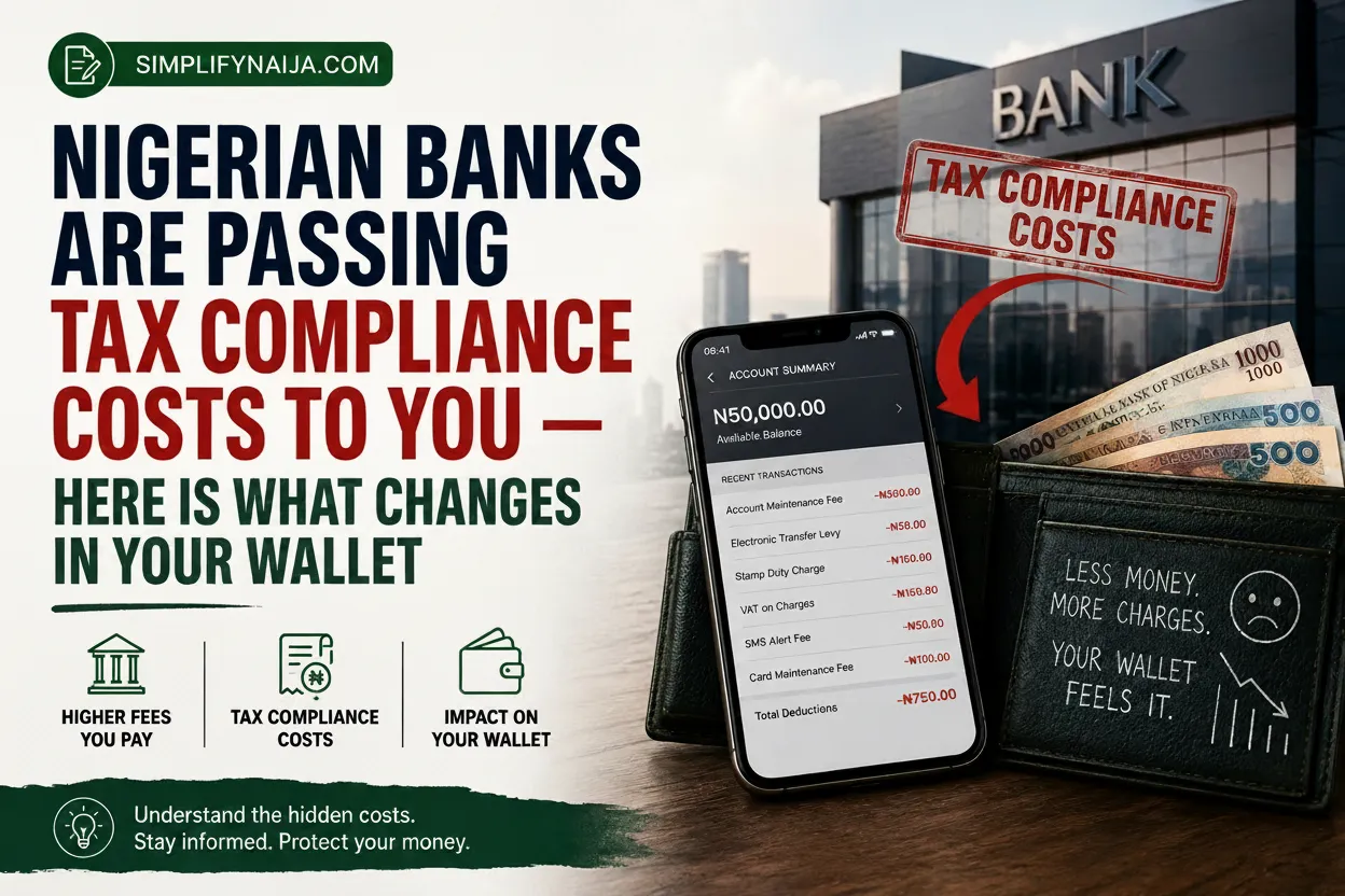 Nigerian Banks Are Passing Tax Compliance Costs to You — Here Is What Changes in Your Wallet